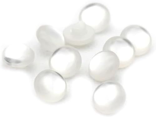 20 Stück/Packung weiße Harzknöpfe für Hemden, Perlen, Kinder-Schnalle zum Nähen, Basteln, Nähen, Dekoration, Zubehör von Yxinjy