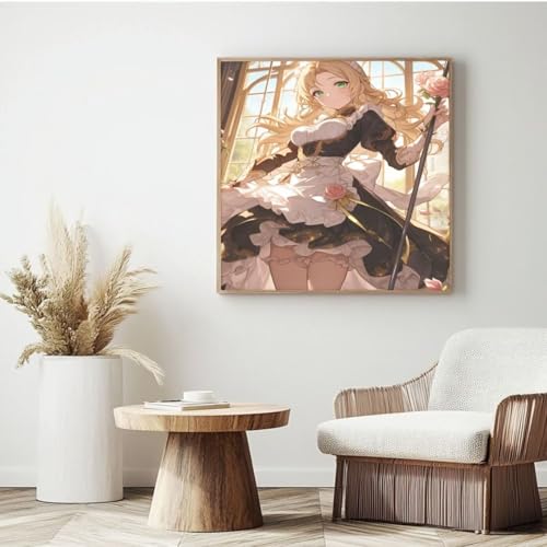 Anime MK131 Malen nach Zahlen, Malen nach Zahlen für Erwachsene, Malen nach Zahlen für Erwachsene, Anfänger, Ölgemälde, Kunsthandwerk für Zuhause, Wanddekoration, 30 x 30 cm, mit Rahmen Anime MK131 Malen nach Zahlen, Malen nach Zahlen für Erwachsene, Malen nach Zahlen für Erwachsene, Anfänger, Ölgemälde, Kunsthandwerk für Zuhause, Wanddekoration, 30 x 30 cm, mit Rahmen von Yyafeenng
