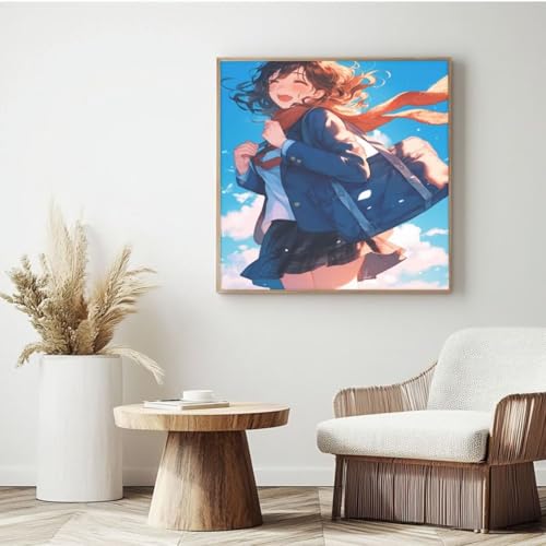 Anime-Malen-nach-Zahlen-Set für Erwachsene, DIY Malen nach Zahlen, Cartoon, Acrylfarben nach Zahlen für Erwachsene/Anfänger, Ölgemälde, Basteln für Heimdekoration, 35 x 35 cm, mit gerahmtem Rahmen Anime-Malen-nach-Zahlen-Set für Erwachsene, DIY Malen nach Zahlen, Cartoon, Acrylfarben nach Zahlen für Erwachsene/Anfänger, Ölgemälde, Basteln für Heimdekoration, 35 x 35 cm, mit gerahmtem Rahmen von Yyafeenng