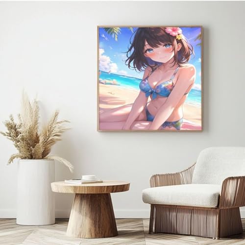 Anime-Malen-nach-Zahlen-Set für Erwachsene, Malen nach Zahlen, Cartoon, Acryl, Malen nach Zahlen für Erwachsene/Anfänger, Ölgemälde, Basteln für Heimdekoration, 35 x 35 cm, mit gerahmtem Rahmen) MK88 Anime-Malen-nach-Zahlen-Set für Erwachsene, Malen nach Zahlen, Cartoon, Acryl, Malen nach Zahlen für Erwachsene/Anfänger, Ölgemälde, Basteln für Heimdekoration, 35 x 35 cm, mit gerahmtem Rahmen) MK88 von Yyafeenng