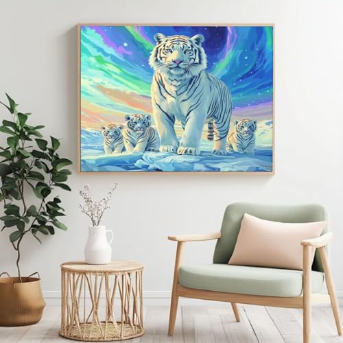 Aurora MK396 Malen nach Zahlen, Malen nach Zahlen, Acryl, Farbe nach Zahlen für Erwachsene/Anfänger, Ölgemälde, Basteln für Heimdekoration, 120 x 90 cm, ohne Rahmen) von Yyafeenng