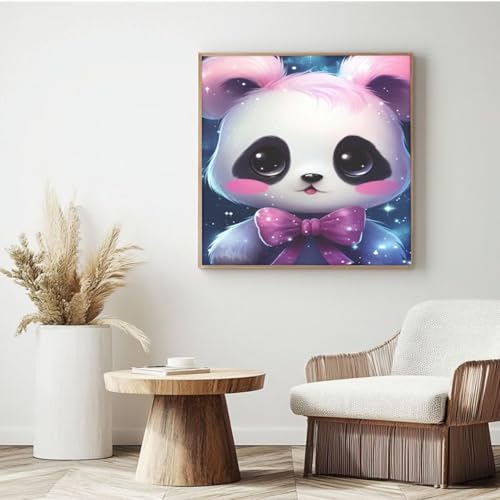 Cartoon-Malen-nach-Zahlen-Set für Erwachsene, DIY Malen nach Zahlen Panda, Acrylfarben nach Zahlen für Erwachsene/Anfänger, Ölgemälde, Basteln für Heimdekoration, Wanddekoration – (20 x 20 cm, mit Cartoon-Malen-nach-Zahlen-Set für Erwachsene, DIY Malen nach Zahlen Panda, Acrylfarben nach Zahlen für Erwachsene/Anfänger, Ölgemälde, Basteln für Heimdekoration, Wanddekoration – (20 x 20 cm, mit von Yyafeenng