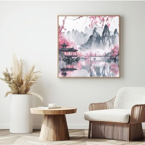 China MK111 Malen-nach-Zahlen-Set für Erwachsene, Malen nach Zahlen, Acrylfarbe nach Zahlen für Anfänger, Ölgemälde, Basteln für Heimdekoration, 25 x 25 cm, mit Rahmen China MK111 Malen-nach-Zahlen-Set für Erwachsene, Malen nach Zahlen, Acrylfarbe nach Zahlen für Anfänger, Ölgemälde, Basteln für Heimdekoration, 25 x 25 cm, mit Rahmen von Yyafeenng