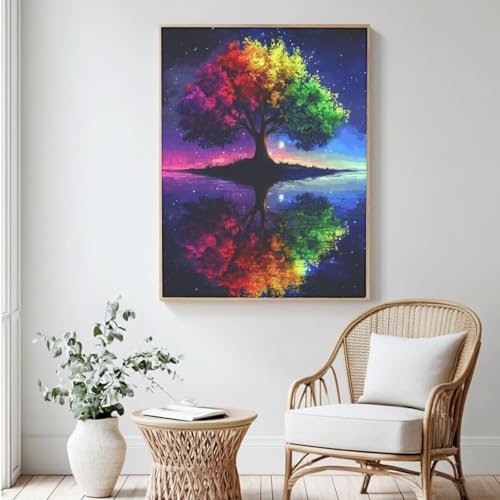Dream MK337 Malen nach Zahlen für Erwachsene, DIY Malen nach Zahlen, Baum des Lebens, Acrylfarbe nach Zahlen für Anfänger, Ölgemälde, Basteln für Zuhause, Wanddekoration – (40 x 50 cm, ohne Rahmen) Dream MK337 Malen nach Zahlen für Erwachsene, DIY Malen nach Zahlen, Baum des Lebens, Acrylfarbe nach Zahlen für Anfänger, Ölgemälde, Basteln für Zuhause, Wanddekoration – (40 x 50 cm, ohne Rahmen) von Yyafeenng
