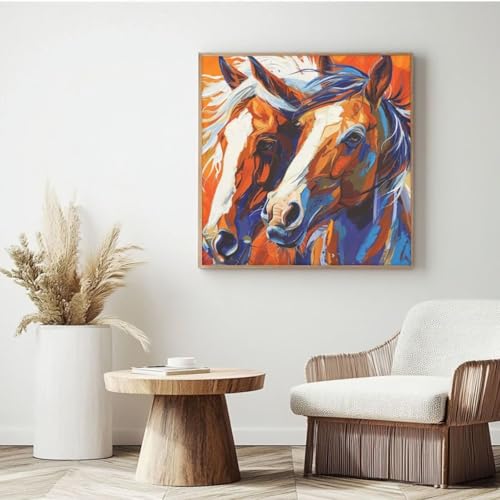 Koi Malen-nach-Zahlen-Set für Erwachsene, DIY Malen nach Zahlen Fisch, einfaches Acryl Malen nach Zahlen für Erwachsene/Anfänger, Ölgemälde, Basteln für Zuhause, Wanddekoration – (20 x 20 cm, mit von Yyafeenng