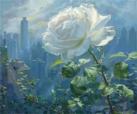 MK172 Malen nach Zahlen-Set für Erwachsene, Malen nach Zahlen, Blume, Acrylfarbe nach Zahlen für Anfänger, Ölgemälde, Basteln für Heimdekoration, Wanddekoration – (100 x 70 cm, ohne Rahmen) von Yyafeenng