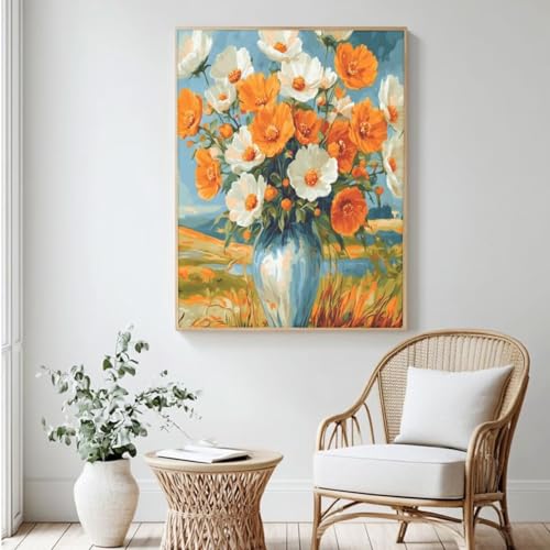 MK363 Malen nach Zahlen-Set für Erwachsene, DIY Malen nach Zahlen, Vase, Acrylfarbe nach Zahlen für Erwachsene/Anfänger, Ölgemälde, Basteln für Zuhause, Wanddekoration – (100 x 150 cm, ohne Rahmen) MK363 Malen nach Zahlen-Set für Erwachsene, DIY Malen nach Zahlen, Vase, Acrylfarbe nach Zahlen für Erwachsene/Anfänger, Ölgemälde, Basteln für Zuhause, Wanddekoration – (100 x 150 cm, ohne Rahmen) von Yyafeenng