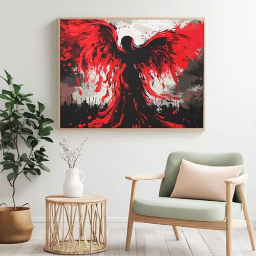 MK387 Malen-nach-Zahlen-Set für Erwachsene, Malen-nach-Zahlen-Set für Erwachsene, Malen-nach-Zahlen, Acryl, Farbe nach Zahlen für Erwachsene/Anfänger, Ölgemälde, Basteln für Zuhause, Wanddekoration von Yyafeenng