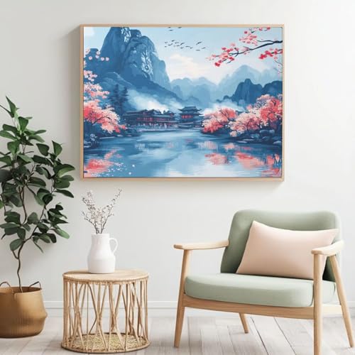 Malen nach Zahlen MK326 Malen-nach-Zahlen für Erwachsene, Malen-nach-Zahlen für Anfänger, Acryl-Peinture a Numero mit 6 Pinseln, DIY-Ölgemälde, Kunsthandwerk für Wanddekoration – (50 x 40 cm Malen nach Zahlen MK326 Malen-nach-Zahlen für Erwachsene, Malen-nach-Zahlen für Anfänger, Acryl-Peinture a Numero mit 6 Pinseln, DIY-Ölgemälde, Kunsthandwerk für Wanddekoration – (50 x 40 cm von Yyafeenng