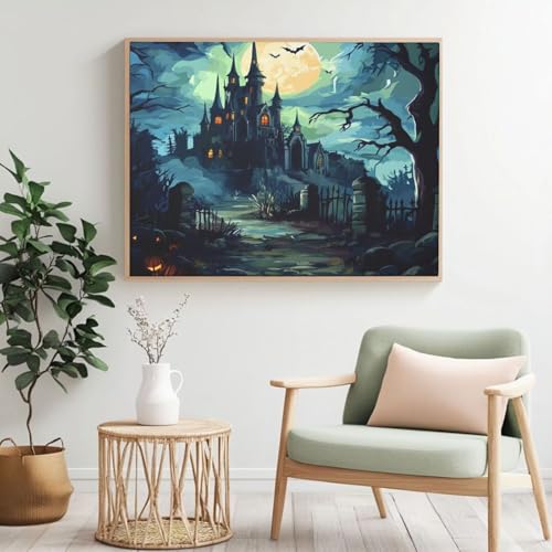 Malen-nach-Zahlen-Set für Erwachsene, DIY Malen nach Zahlen, Acryl, Farbe nach Zahlen für Anfänger, Ölgemälde, Basteln für Heimdekoration, 120 x 80 cm, ohne Rahmen) MK358 von Yyafeenng