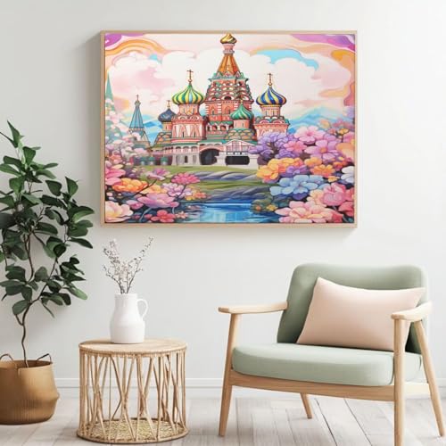 Malen-nach-Zahlen-Set für Erwachsene, DIY Malen nach Zahlen, Acryl, Farbe nach Zahlen für Anfänger, Ölgemälde, Basteln für Heimdekoration, 150 x 100 cm, ohne Rahmen) MK274 von Yyafeenng