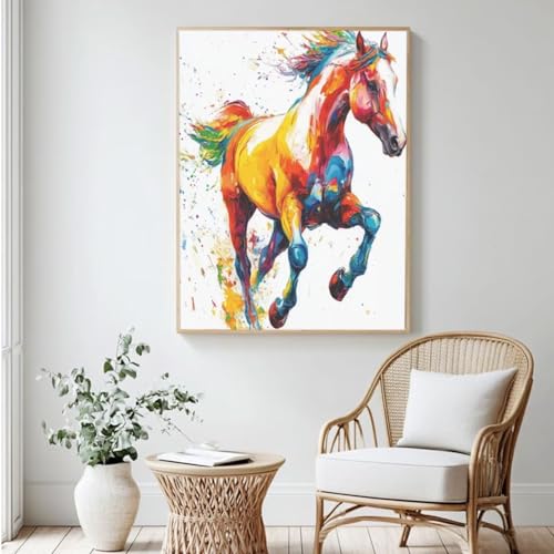 Malen-nach-Zahlen-Set für Erwachsene, Malen nach Zahlen, Aquarell, Acrylfarbe nach Zahlen für Anfänger, Ölgemälde, Basteln für Heimdekoration, 100 x 150 cm, ohne Rahmen) MK477 von Yyafeenng