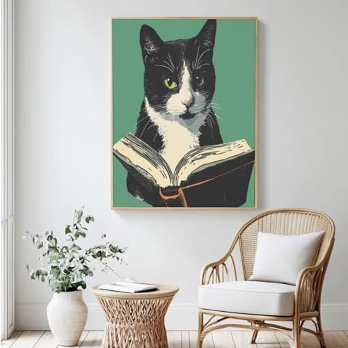 Malen-nach-Zahlen-Set für Erwachsene, Malen-nach-Zahlen-Buch zum Selbermachen, Acrylfarbe nach Zahlen für Erwachsene/Anfänger, Ölgemälde, Basteln für Heimdekoration, 40 x 50 cm, ohne Rahmen) MK419 von Yyafeenng