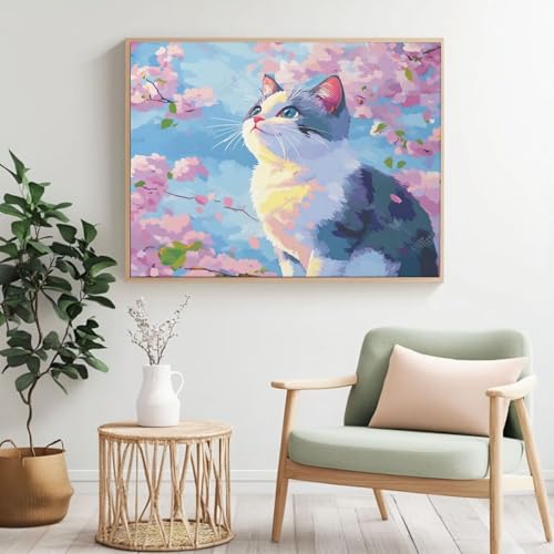 Malen-nach-Zahlen-Set für Erwachsene, Malen-nach-Zahlen-Set für Erwachsene, Malen-nach-Zahlen, Acryl, Farbe nach Zahlen für Anfänger, Ölgemälde, Kunsthandwerk für Zuhause, Wanddekoration – (120 x 80 von Yyafeenng