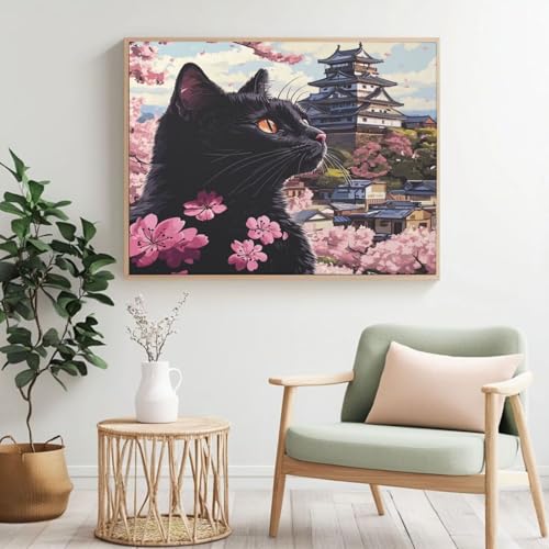 Malen-nach-Zahlen-Set für Erwachsene, Malen-nach-Zahlen-Set für Erwachsene, Malen-nach-Zahlen, Acryl, Farbe nach Zahlen für Anfänger, Ölgemälde, Kunsthandwerk für Zuhause, Wanddekoration – (120 x 80 von Yyafeenng