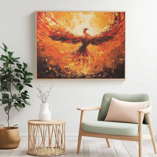 Malen-nach-Zahlen-Set für Erwachsene, Malen-nach-Zahlen-Set für Erwachsene, Malen nach Zahlen, Acryl, Farbe nach Zahlen für Erwachsene/Anfänger, Ölgemälde, Basteln für Heimdekoration, 120 x 80 cm von Yyafeenng