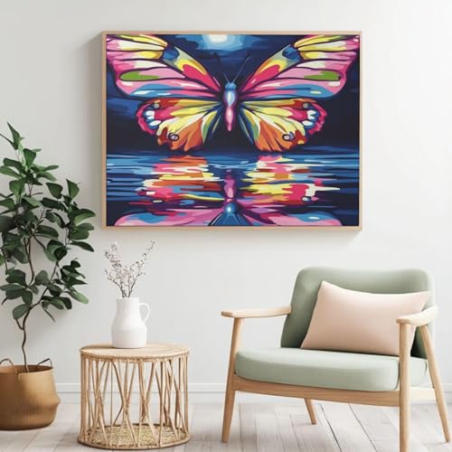 Malen-nach-Zahlen-Set für Erwachsene, Malen-nach-Zahlen-Set für Erwachsene, Malen-nach-Zahlen, Acryl, Farbe nach Zahlen für Erwachsene/Anfänger, Ölgemälde, Basteln für Zuhause, Wanddekoration, 80 x 60 Malen-nach-Zahlen-Set für Erwachsene, Malen-nach-Zahlen-Set für Erwachsene, Malen-nach-Zahlen, Acryl, Farbe nach Zahlen für Erwachsene/Anfänger, Ölgemälde, Basteln für Zuhause, Wanddekoration, 80 x 60 von Yyafeenng