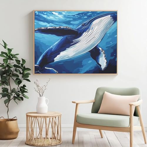 Malen-nach-Zahlen-Set für Erwachsene, Malen-nach-Zahlen-Set für Erwachsene, Malen-nach-Zahlen, Acryl, Farbe nach Zahlen für Erwachsene/Anfänger, Ölgemälde, Kunsthandwerk für Zuhause, Wanddekoration von Yyafeenng