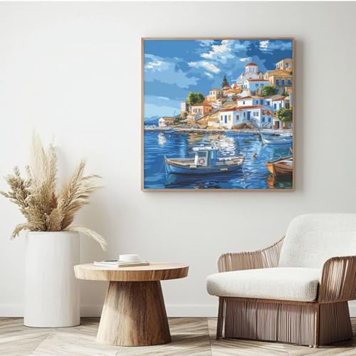 Malen-nach-Zahlen-Set für Erwachsene, Malen-nach-Zahlen-Set für Erwachsene, Malen-nach-Zahlen, Acryl, Malen nach Zahlen für Erwachsene/Anfänger, Ölgemälde, Basteln für Heimdekoration, 30 x 30 cm, mit Malen-nach-Zahlen-Set für Erwachsene, Malen-nach-Zahlen-Set für Erwachsene, Malen-nach-Zahlen, Acryl, Malen nach Zahlen für Erwachsene/Anfänger, Ölgemälde, Basteln für Heimdekoration, 30 x 30 cm, mit von Yyafeenng