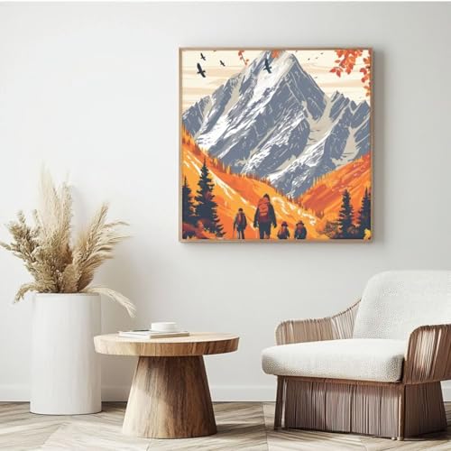 Malen-nach-Zahlen-Set für Erwachsene, Malen-nach-Zahlen-Set für Erwachsene, Malen-nach-Zahlen, Acryl, Malen nach Zahlen für Erwachsene/Anfänger, Ölgemälde, Basteln für Heimdekoration, 30 x 30 cm Malen-nach-Zahlen-Set für Erwachsene, Malen-nach-Zahlen-Set für Erwachsene, Malen-nach-Zahlen, Acryl, Malen nach Zahlen für Erwachsene/Anfänger, Ölgemälde, Basteln für Heimdekoration, 30 x 30 cm von Yyafeenng
