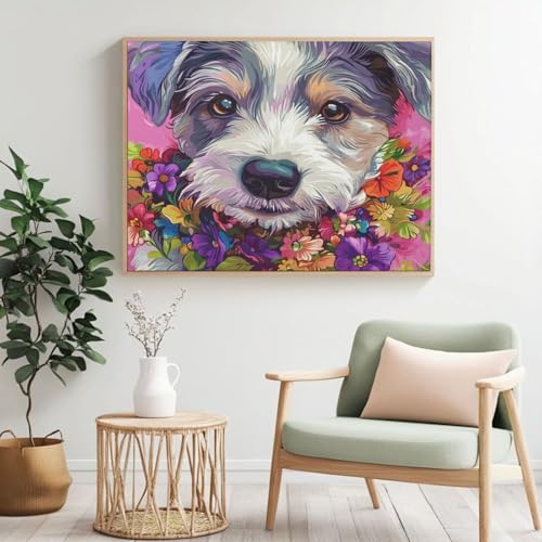 Malen-nach-Zahlen-Set für Erwachsene, Malen-nach-Zahlen-Set mit Blume, Acryl, Farbe nach Zahlen für Erwachsene/Anfänger, Ölgemälde, Basteln für Heimdekoration, 90 x 60 cm, ohne Rahmen) MK327 von Yyafeenng