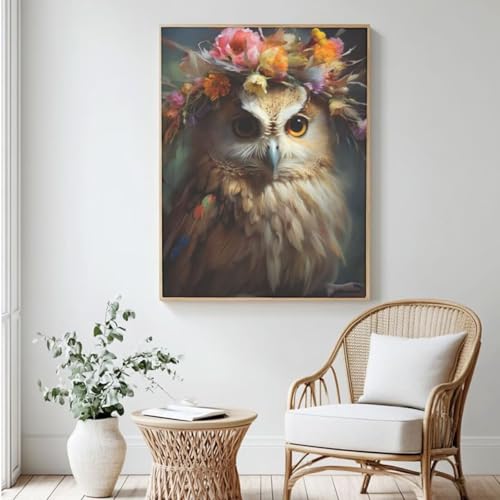 Malen nach Zahlen für Erwachsene, Malen nach Zahlen, Blume, Acryl, Farbe nach Zahlen für Erwachsene/Anfänger, Ölgemälde, Basteln für Heimdekoration, 90 x 120 cm, ohne Rahmen) MK263 von Yyafeenng