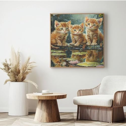Mk9 Niedliches Malen-nach-Zahlen-Set für Erwachsene, Malen nach Zahlen zum Selbermachen, Malen nach Zahlen aus Acryl, für Erwachsene/Anfänger, Ölgemälde, Kunsthandwerk für Heimdekoration, 20 x 20 cm von Yyafeenng