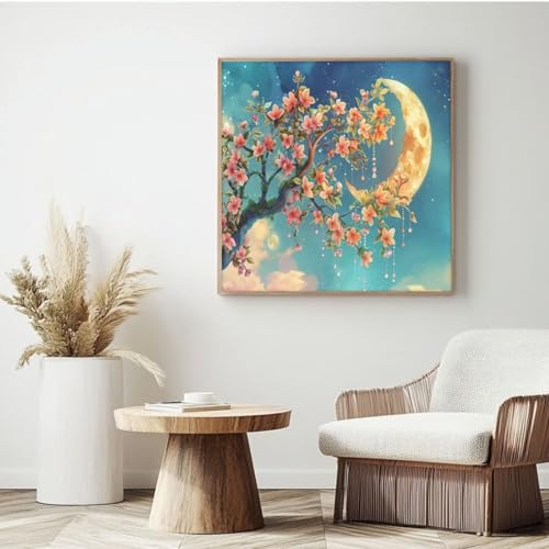 Moon MK106 Malen nach Zahlen für Erwachsene, DIY Malen nach Zahlen, Baum, Acryl Malen nach Zahlen für Erwachsene/Anfänger, Ölgemälde, Basteln für Zuhause, Wanddekoration – (35 x 35 cm, mit Rahmen) Moon MK106 Malen nach Zahlen für Erwachsene, DIY Malen nach Zahlen, Baum, Acryl Malen nach Zahlen für Erwachsene/Anfänger, Ölgemälde, Basteln für Zuhause, Wanddekoration – (35 x 35 cm, mit Rahmen) von Yyafeenng