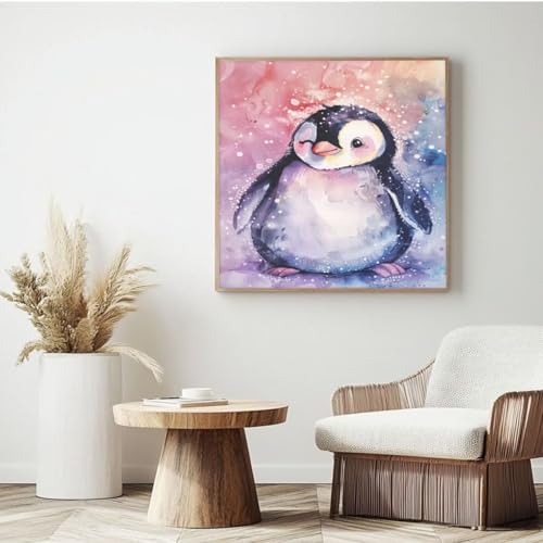 Niedliches Malen-nach-Zahlen-Set für Erwachsene, Malen nach Zahlen, Pinguin, Acryl, Malen nach Zahlen für Erwachsene/Anfänger, Ölgemälde, Basteln für Heimdekoration, Wanddekoration – (30 x 30 cm, mit Niedliches Malen-nach-Zahlen-Set für Erwachsene, Malen nach Zahlen, Pinguin, Acryl, Malen nach Zahlen für Erwachsene/Anfänger, Ölgemälde, Basteln für Heimdekoration, Wanddekoration – (30 x 30 cm, mit von Yyafeenng