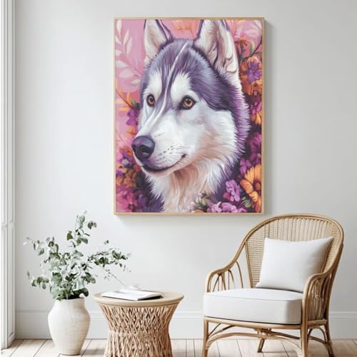 Wolfsmalen-nach-Zahlen-Set für Erwachsene, DIY Malen nach Zahlen Hund, Acrylfarbe nach Zahlen für Erwachsene/Anfänger, Ölgemälde, Basteln für Zuhause, Wanddekoration – (100 x 150 cm, ohne Rahmen Wolfsmalen-nach-Zahlen-Set für Erwachsene, DIY Malen nach Zahlen Hund, Acrylfarbe nach Zahlen für Erwachsene/Anfänger, Ölgemälde, Basteln für Zuhause, Wanddekoration – (100 x 150 cm, ohne Rahmen von Yyafeenng