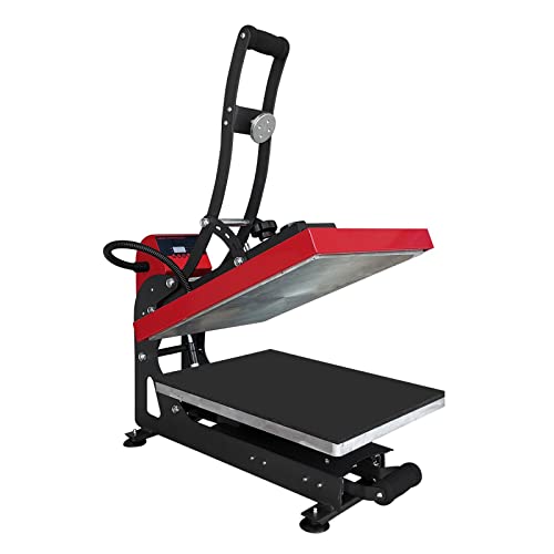 Transferpresse, 2000W Heat Press DIY Auto Hitzepresse Heißpresse T-Shirtpresse Heat Press Transferpresse 40x50cm für T-Shirts, Puzzles, Mauspads und Andere Flache, Hitzebeständige von YyanLAK
