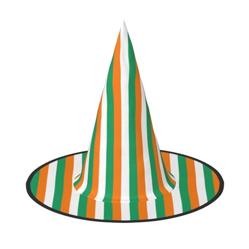 Yyoretp Flagge der Elfenbeinküste Druck Halloween Kostüm Hexenhut Erwachsene Karneval Cosplay Party Kostüm Zubehör von Yyoretp