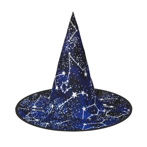 Yyoretp Glow in the Dark Print Halloween Costume Witch Hat Adults Carnival Cosplay Party Costume Accessories Yyoretp Glow in the Dark Print Halloween Costume Witch Hat Adults Carnival Cosplay Party Costume Accessories von Yyoretp