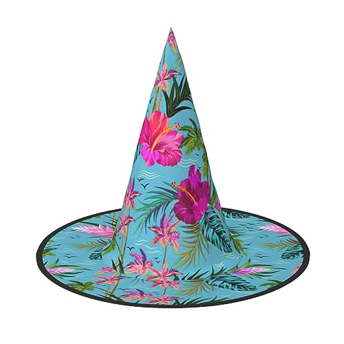 Yyoretp Hello Hawaii Print Halloween Kostüm Hexenhut Erwachsene Karneval Cosplay Party Kostüm Zubehör Yyoretp Hello Hawaii Print Halloween Kostüm Hexenhut Erwachsene Karneval Cosplay Party Kostüm Zubehör von Yyoretp