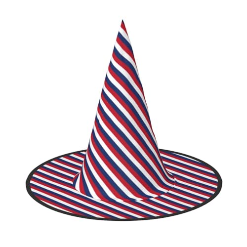 Yyoretp Holländische Flagge Druck Halloween Kostüm Hexenhut Erwachsene Karneval Cosplay Party Kostüm Zubehör von Yyoretp