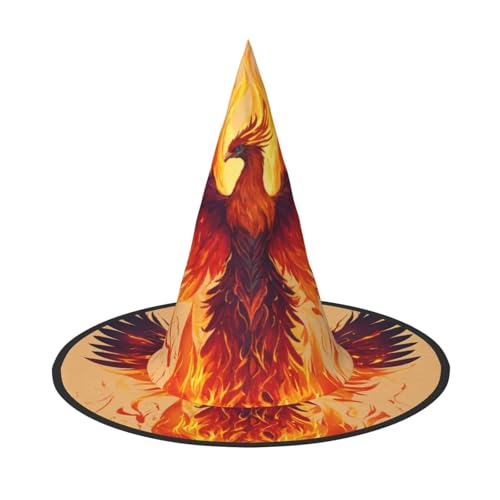 Yyoretp Phoenix Print Halloween Kostüm Hexenhut Erwachsene Karneval Cosplay Party Kostüm Zubehör Yyoretp Phoenix Print Halloween Kostüm Hexenhut Erwachsene Karneval Cosplay Party Kostüm Zubehör von Yyoretp