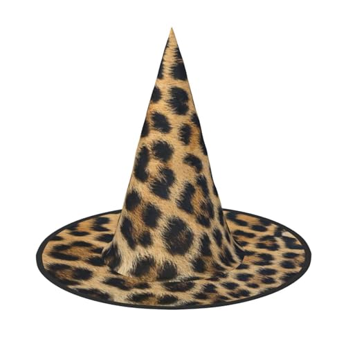 Yyoretp Raues Leopardenmuster, Halloween-Kostüm, Hexenhut, Erwachsene, Karneval, Cosplay, Party, Kostümzubehör Yyoretp Raues Leopardenmuster, Halloween-Kostüm, Hexenhut, Erwachsene, Karneval, Cosplay, Party, Kostümzubehör von Yyoretp