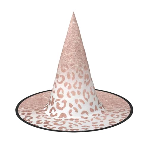 Yyoretp Rotgoldener Glitzer-Druck, Halloween-Kostüm, Hexenhut, Erwachsene, Karneval, Cosplay, Party, Kostümzubehör Yyoretp Rotgoldener Glitzer-Druck, Halloween-Kostüm, Hexenhut, Erwachsene, Karneval, Cosplay, Party, Kostümzubehör von Yyoretp