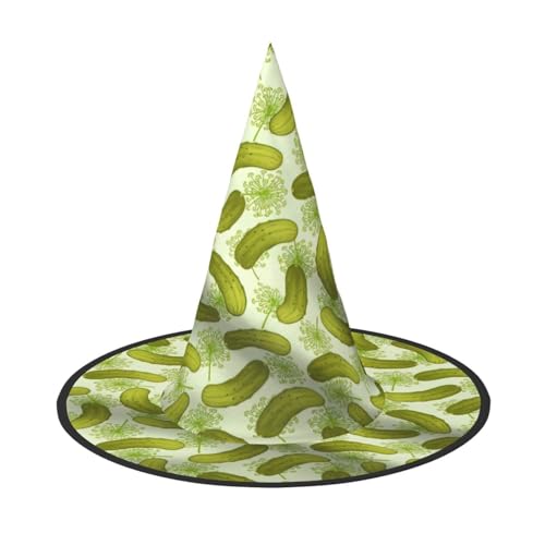 Yyoretp Sushi Dill Pickles Print Halloween Kostüm Hexenhut Erwachsene Karneval Cosplay Party Kostüm Zubehör Yyoretp Sushi Dill Pickles Print Halloween Kostüm Hexenhut Erwachsene Karneval Cosplay Party Kostüm Zubehör von Yyoretp