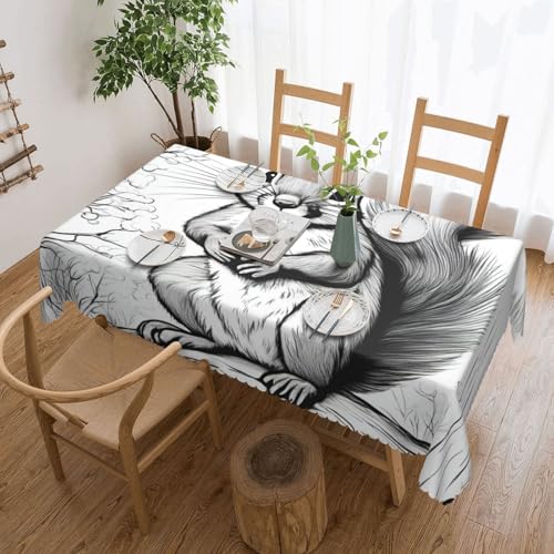 Yyoretp Tischdecke, rechteckig, Spitze, wasserabweisend, abwischbar, für Küche, dekorativ, 183 x 137 cm Yyoretp Tischdecke, rechteckig, Spitze, wasserabweisend, abwischbar, für Küche, dekorativ, 183 x 137 cm von Yyoretp