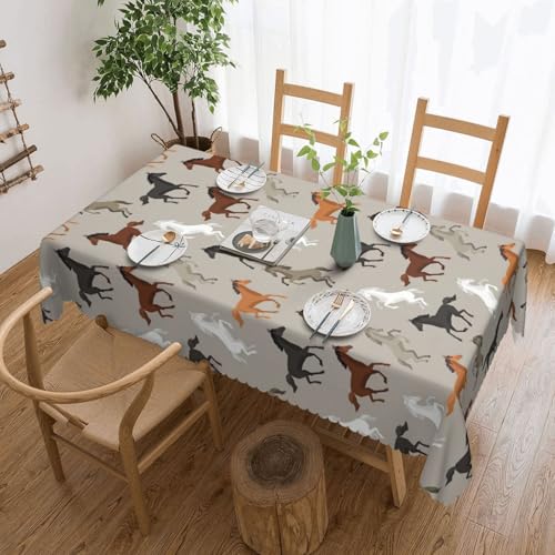 Yyoretp Tischdecke, rechteckig, Spitze, wasserabweisend, abwischbar, für Küche, dekorativ, 183 x 137 cm Yyoretp Tischdecke, rechteckig, Spitze, wasserabweisend, abwischbar, für Küche, dekorativ, 183 x 137 cm von Yyoretp