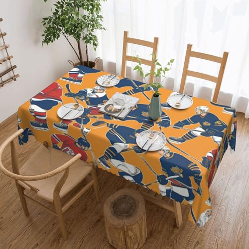 Yyoretp Tischdecke, rechteckig, Spitze, wasserabweisend, abwischbar, für Küche, dekorativ, 183 x 137 cm Yyoretp Tischdecke, rechteckig, Spitze, wasserabweisend, abwischbar, für Küche, dekorativ, 183 x 137 cm von Yyoretp