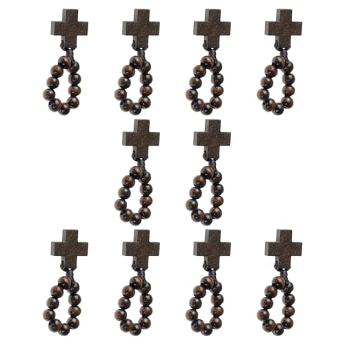 Bequeme Berührung 8mm Perlen Holz Rosenkranz Mit Kreuzen Für Religiöse Zeremonien Spiritueller 8 Mm Holzgebetperlen Bequeme Berührung 8mm Perlen Holz Rosenkranz Mit Kreuzen Für Religiöse Zeremonien Spiritueller 8 Mm Holzgebetperlen von Yzdysg
