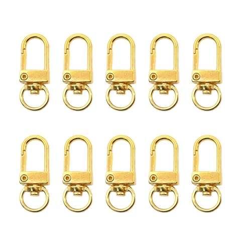 Yzdysg 10 Stcs Metall Wirbel Klauenverschluss Handtaschenkettenschnallen Für Schlüsselbeutel Billing Geldbeutel Haustier Schmuck Schmuck von Yzdysg