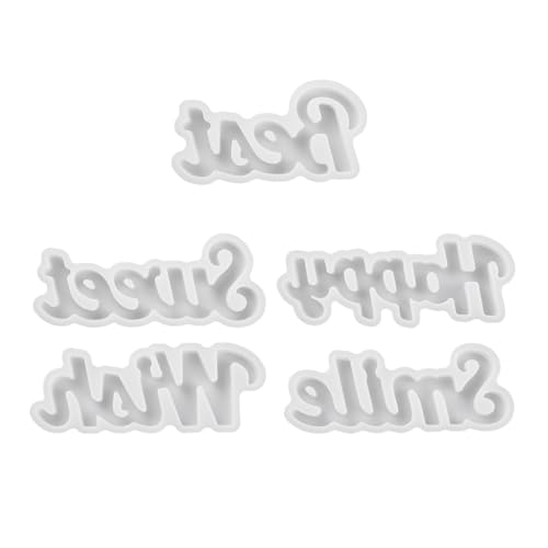Yzdysg 5Pcs Gruß Worte Harz Silikon Formen Schriftzug Silikon Formen Für Kerze Hause Dekoration Epoxidharz Silikon Formen Yzdysg 5Pcs Gruß Worte Harz Silikon Formen Schriftzug Silikon Formen Für Kerze Hause Dekoration Epoxidharz Silikon Formen von Yzdysg
