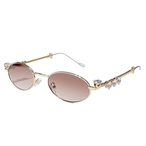 Yzdysg Neuheit Strasssteine ​​besetzt Rahmen Für Shows Und Tägliche Verschlüsselung Dekoratives Kostüm Retro Modeaccessoires von Yzdysg