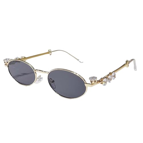 Yzdysg Neuheit Strasssteine ​​besetzt Rahmen Für Shows Und Tägliche Verschlüsselung Dekoratives Kostüm Retro Modeaccessoires von Yzdysg