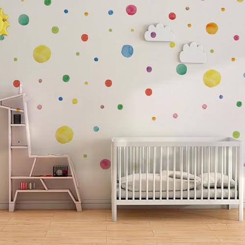 148 Punkte Wandtattoo für Kinderzimmer, Wandsticker Kreise Pastell Mint,Bunt Wandtattoo Kinderzimmer,Aufkleber Sticker Kreis Wandaufkleber,Aquarell Polka Dots Wandaufkleber,DIY Selbstklebend 148 Punkte Wandtattoo für Kinderzimmer, Wandsticker Kreise Pastell Mint,Bunt Wandtattoo Kinderzimmer,Aufkleber Sticker Kreis Wandaufkleber,Aquarell Polka Dots Wandaufkleber,DIY Selbstklebend von YzmrBdqc