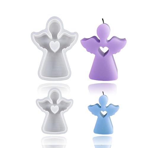 2 Stück Silikonformen Gießformen,Engel Gießformen Silikon Gießform DIY Kerzenform 3D Engel Kerzenhalter Engel Silikonform,Weihnachts Silikonformen Gießformen Silikonform Kerzenhalter 2 Stück Silikonformen Gießformen,Engel Gießformen Silikon Gießform DIY Kerzenform 3D Engel Kerzenhalter Engel Silikonform,Weihnachts Silikonformen Gießformen Silikonform Kerzenhalter von YzmrBdqc
