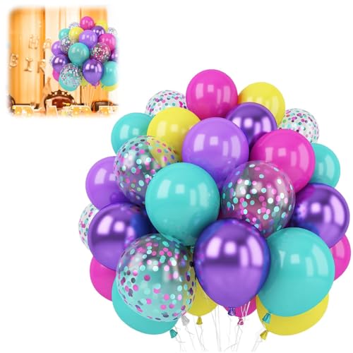 72 Stück Luftballons Set, 12 Zoll Geburtstag Luftballons für Kinder, Pastell & Regenbogen Happy Birthday Dekorationen, Sichere Latex-Partyballons für Hochzeit, Babyparty, Geschlecht Enthüllung 72 Stück Luftballons Set, 12 Zoll Geburtstag Luftballons für Kinder, Pastell & Regenbogen Happy Birthday Dekorationen, Sichere Latex-Partyballons für Hochzeit, Babyparty, Geschlecht Enthüllung von YzmrBdqc